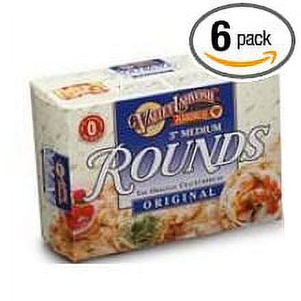 6 PACKS : Valley Lahvosh Round Original Crackerbread, 3 inch -- 6 per case.