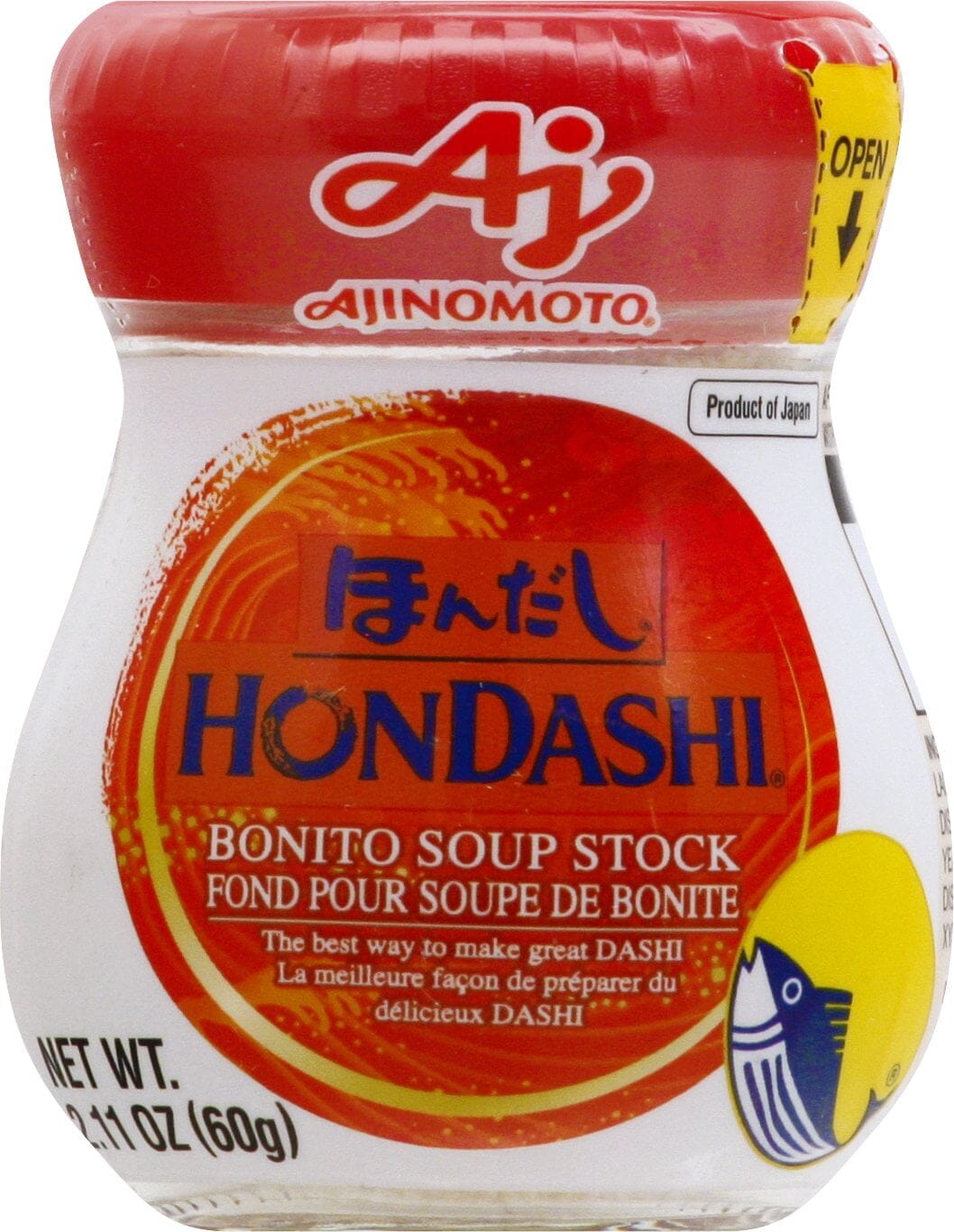 Ajinomoto Hondashi Dry Bonito Broth Soup Stock 2.11 oz Shaker