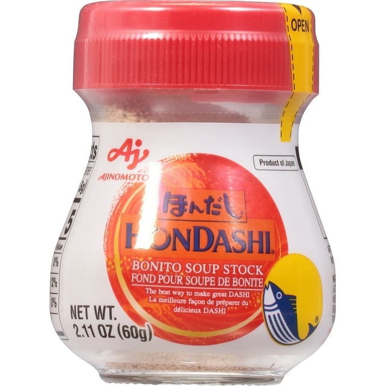 Ajinomoto Hondashi Dry Bonito Broth Soup Stock 2.11 oz Shaker