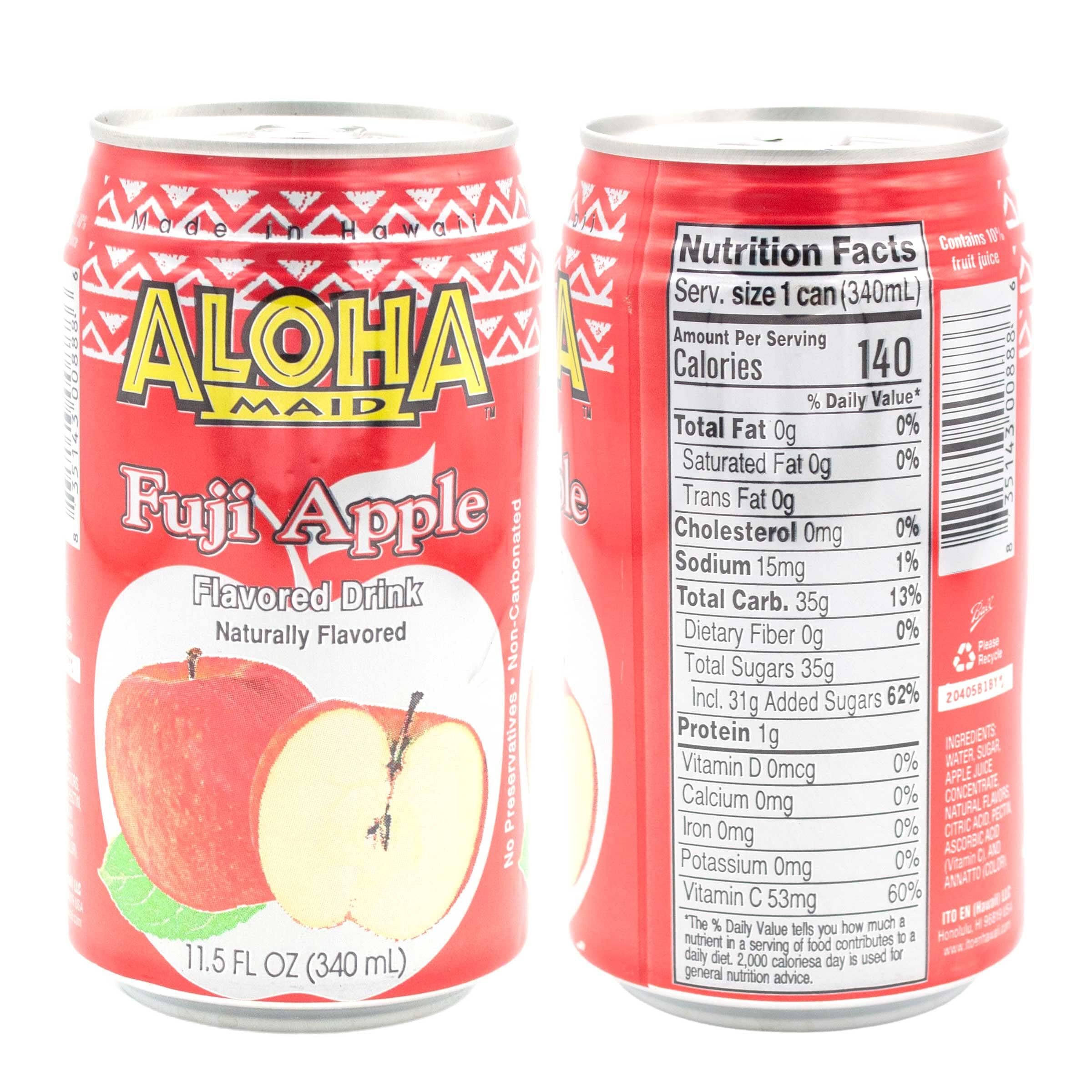 Aloha Maid Drinks, Signature Variety Pack, 4 Flavors, 3 Cans per Flavor, Total 12 Cans