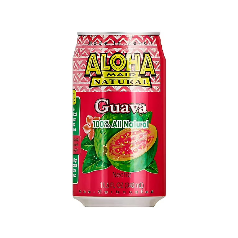 Aloha Maid Natural, Guava, 11.5 Fluid Ounce, Pack of 6