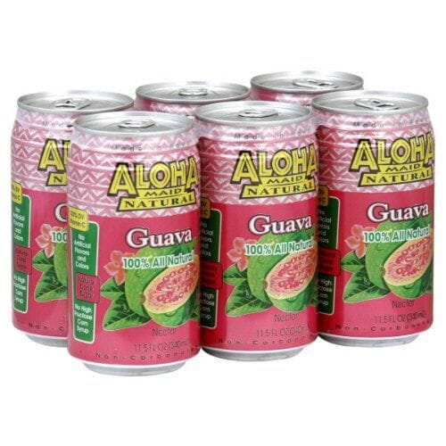 Aloha Maid Natural, Pass-O-Guava, 11.5 Fluid Ounce, Pack of 6
