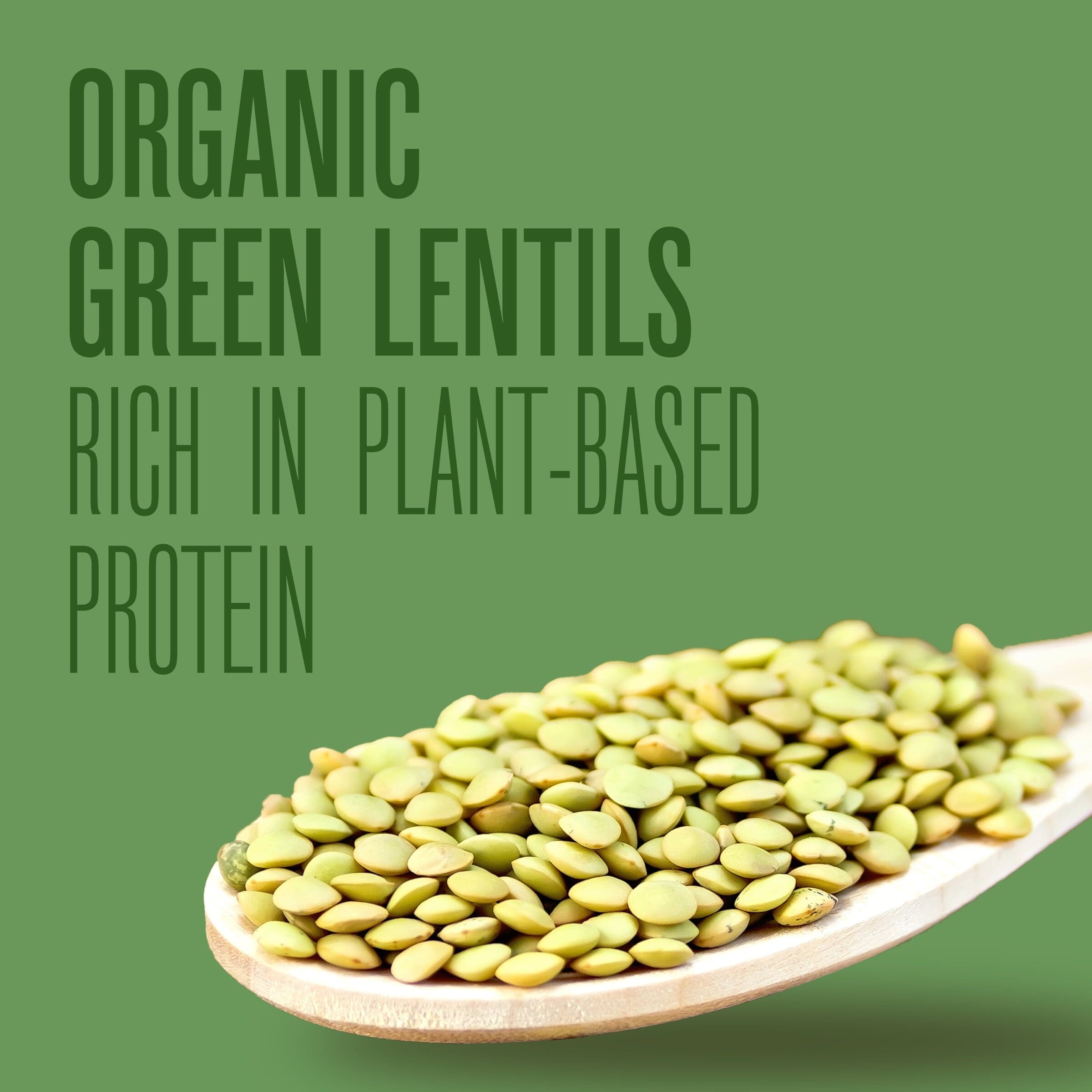 Arrowhead Mills Organic Green Lentils, 16 Oz Bag
