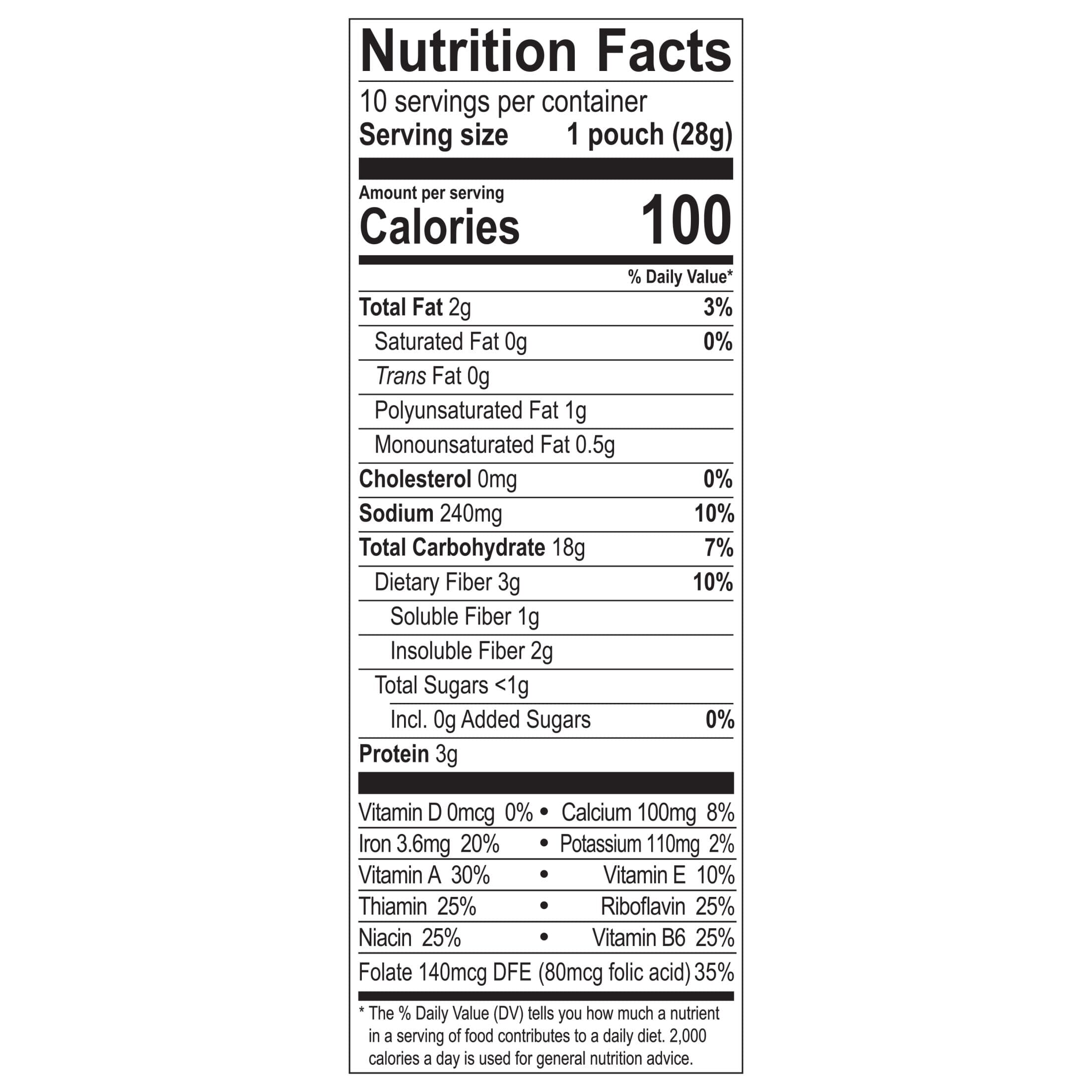 Better Oats 100 Calorie Apples and Cinnamon Oatmeal with Flax Seeds, 10 Instant Oatmeal Packets, 9.8 oz Pack