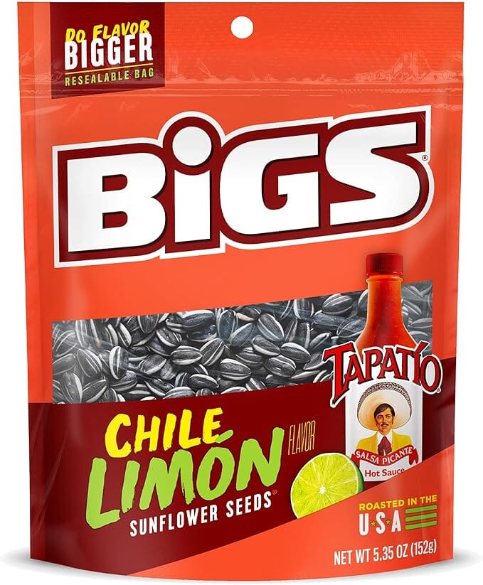 BIGS Chile Limon Sunflower Seeds, 5.35-ounce Bag