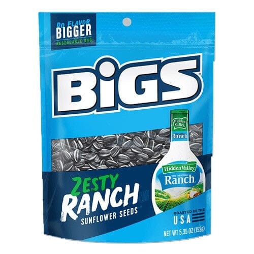 BIGS Hidden Valley Ranch Sunflower Seeds, 5.35-Ounce Bags