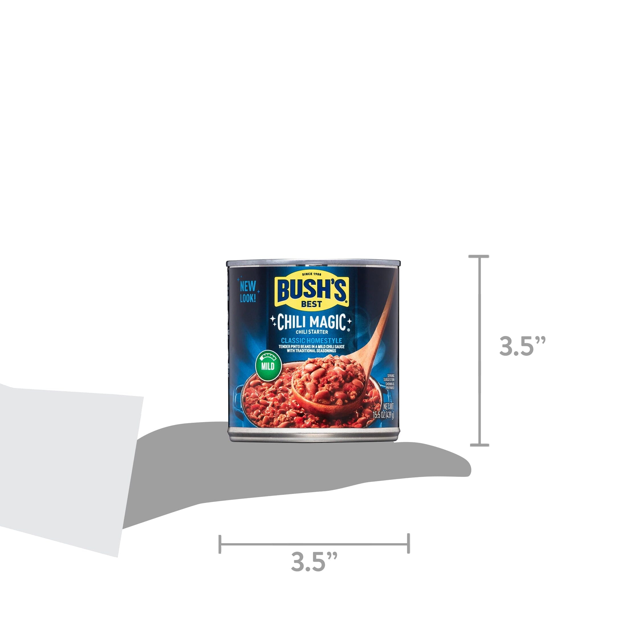Bush's Classic Homestyle Chili Magic, Canned Beans, 15.5 oz Can