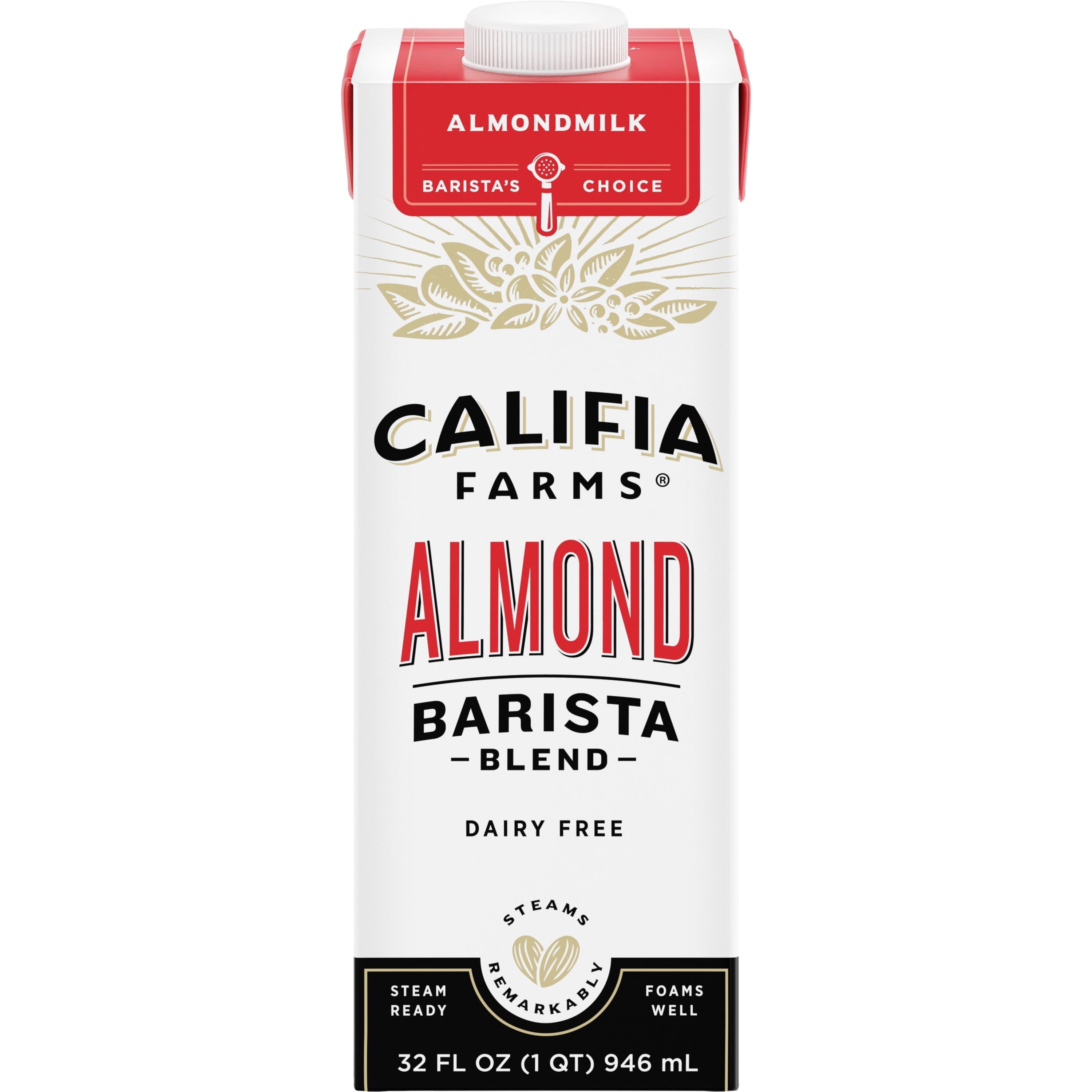Califia Farms Original Barista Blend Almond Milk, Dairy-Free, 32 fl oz