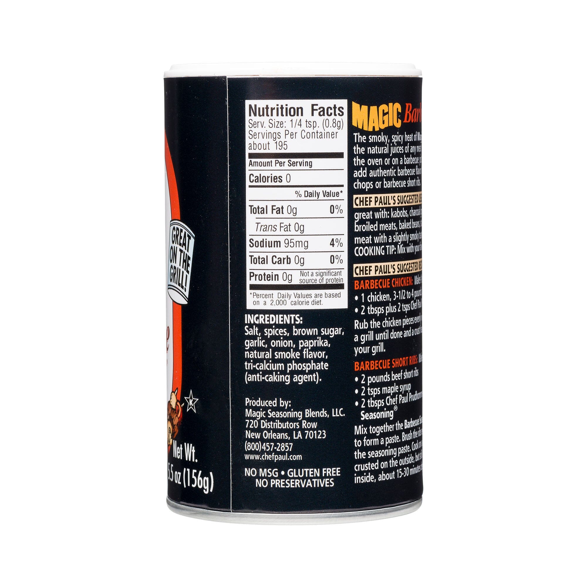 Chef Paul Prudhomme's Magic Seasoning Blends, Barbecue Magic®