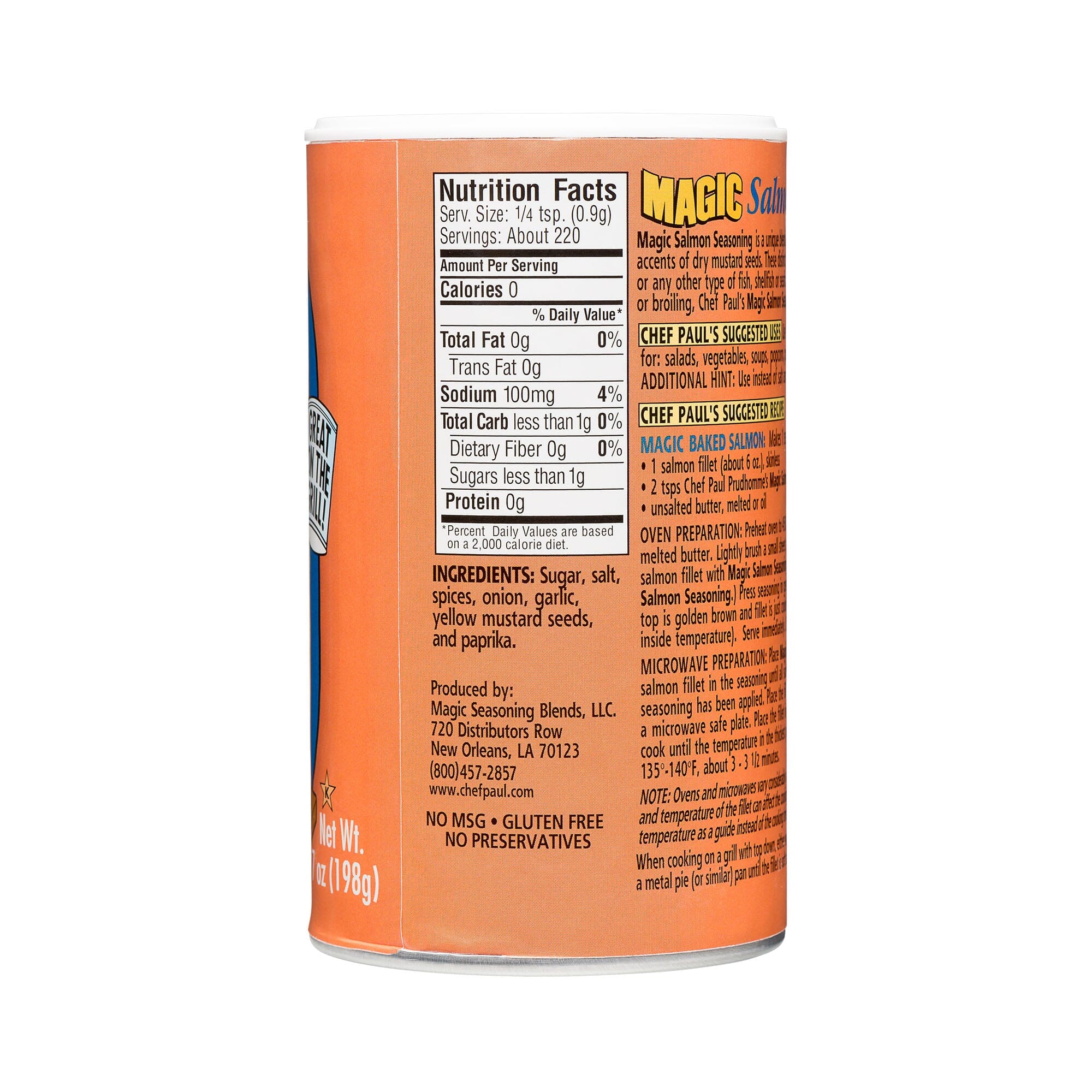 Chef Paul Prudhomme's Magic Seasoning Blends, Salmon Magic®