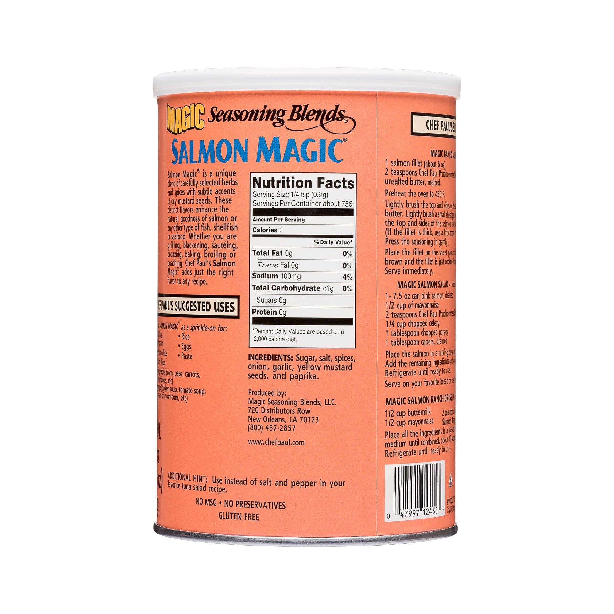 Chef Paul Prudhomme's Magic Seasoning Blends, Salmon Magic®