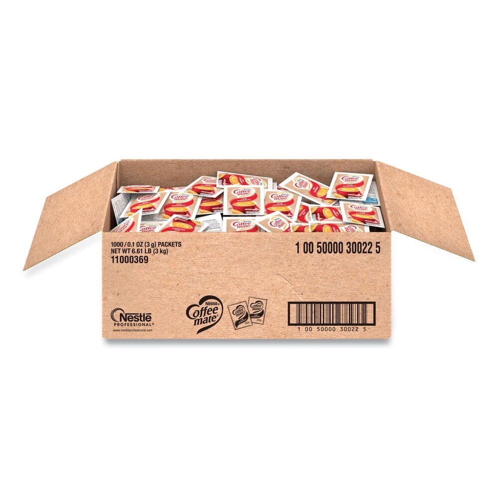Coffee-Mate 11000369 0.1 oz Packet Powdered Creamer Packets - Original (1000/Carton)