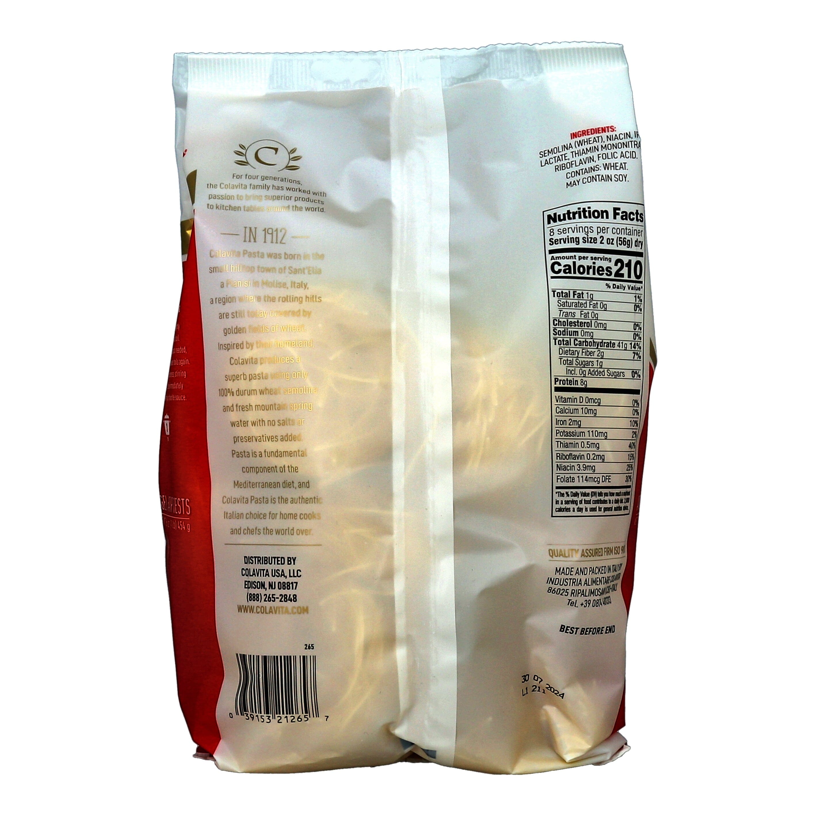 Colavita Capellini (Angel Hair) Nest Pasta, 1 Pound