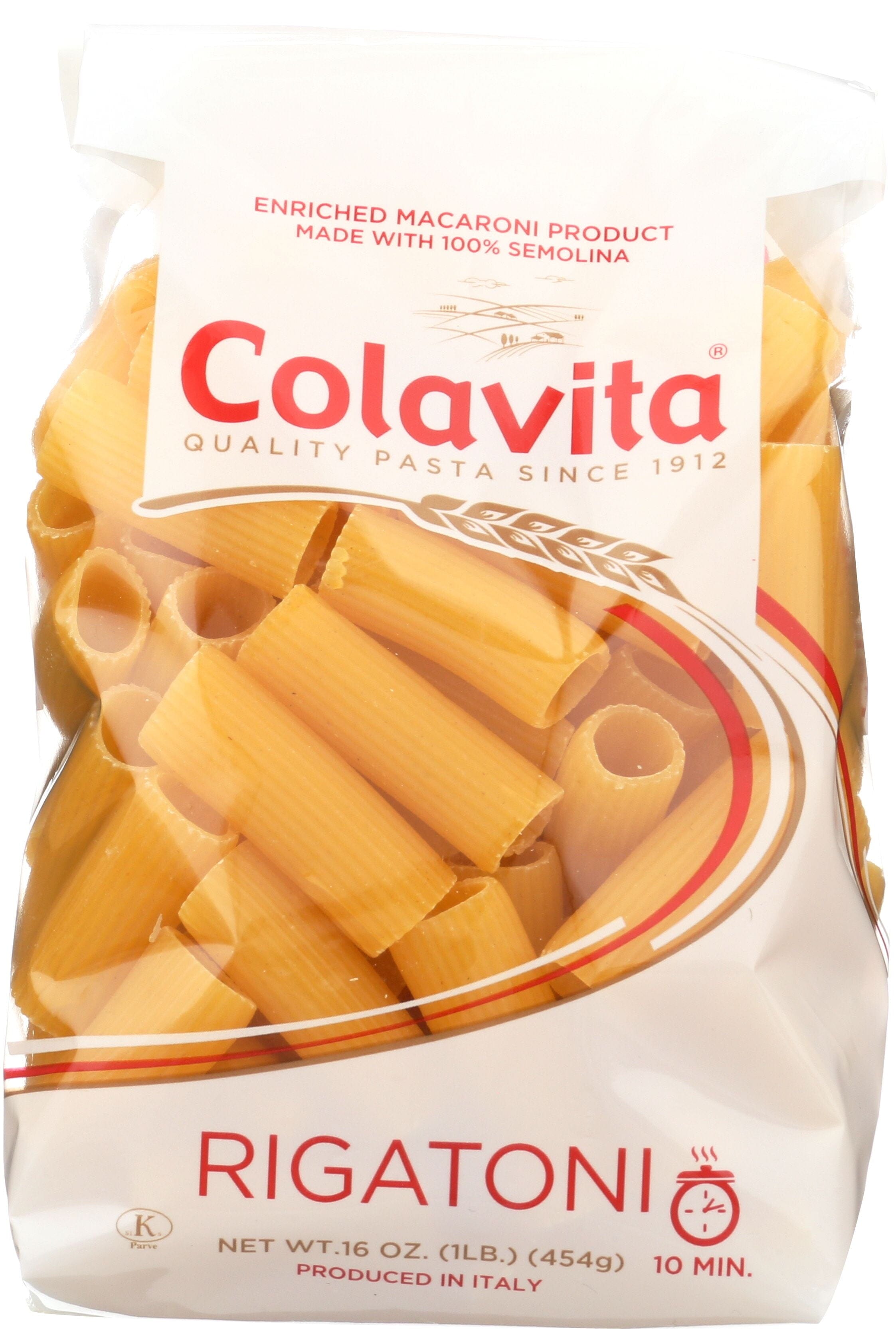 Colavita Rigatoni Pasta, 16 Ounce