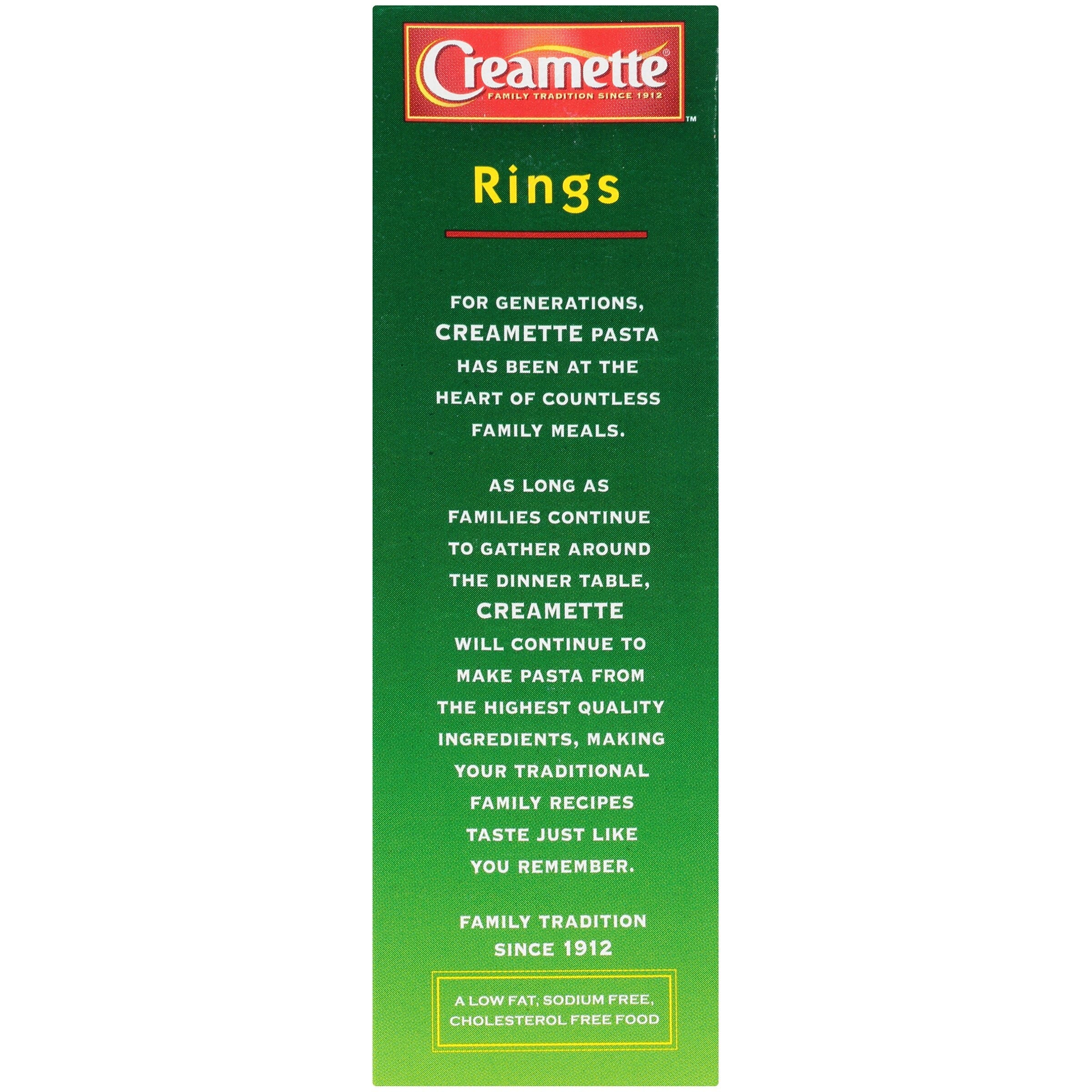 Creamette Short Cut Pasta Rings, 7-Ounce Box