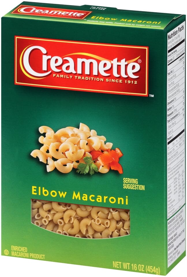 Creamette Small Elbow Macaroni Pasta, 16-Ounce Box