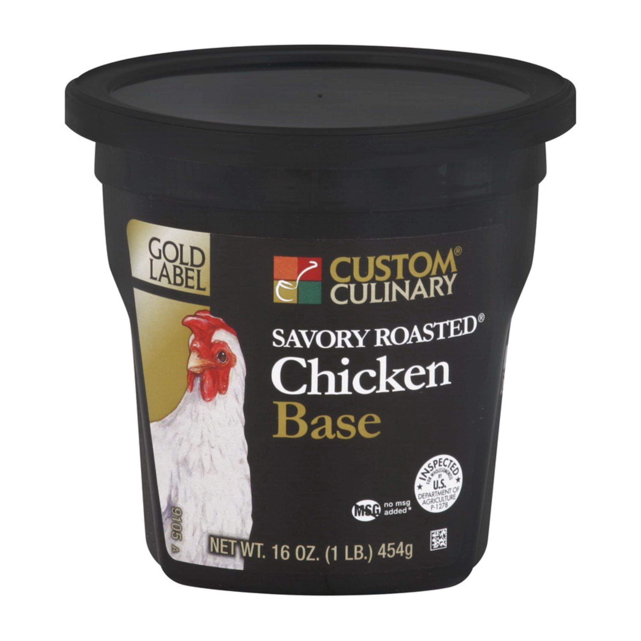 Custom Culinary Gold Label Base Savory, Roasted Chicken, 1 Pound
