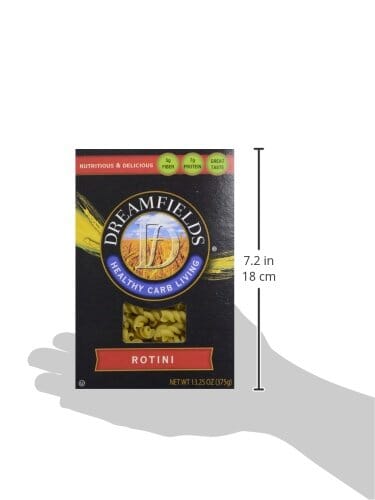 Dreamfields Pasta Healthy Carb Living, Rotini, 13.25Ounce Boxes