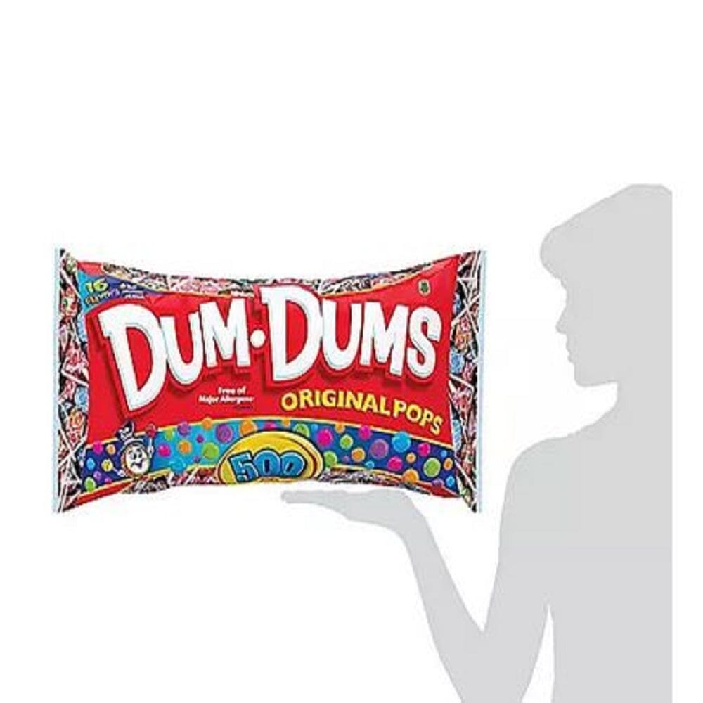 Dum Dums Original Mix Lollipops Candy, 500ct Big Bag