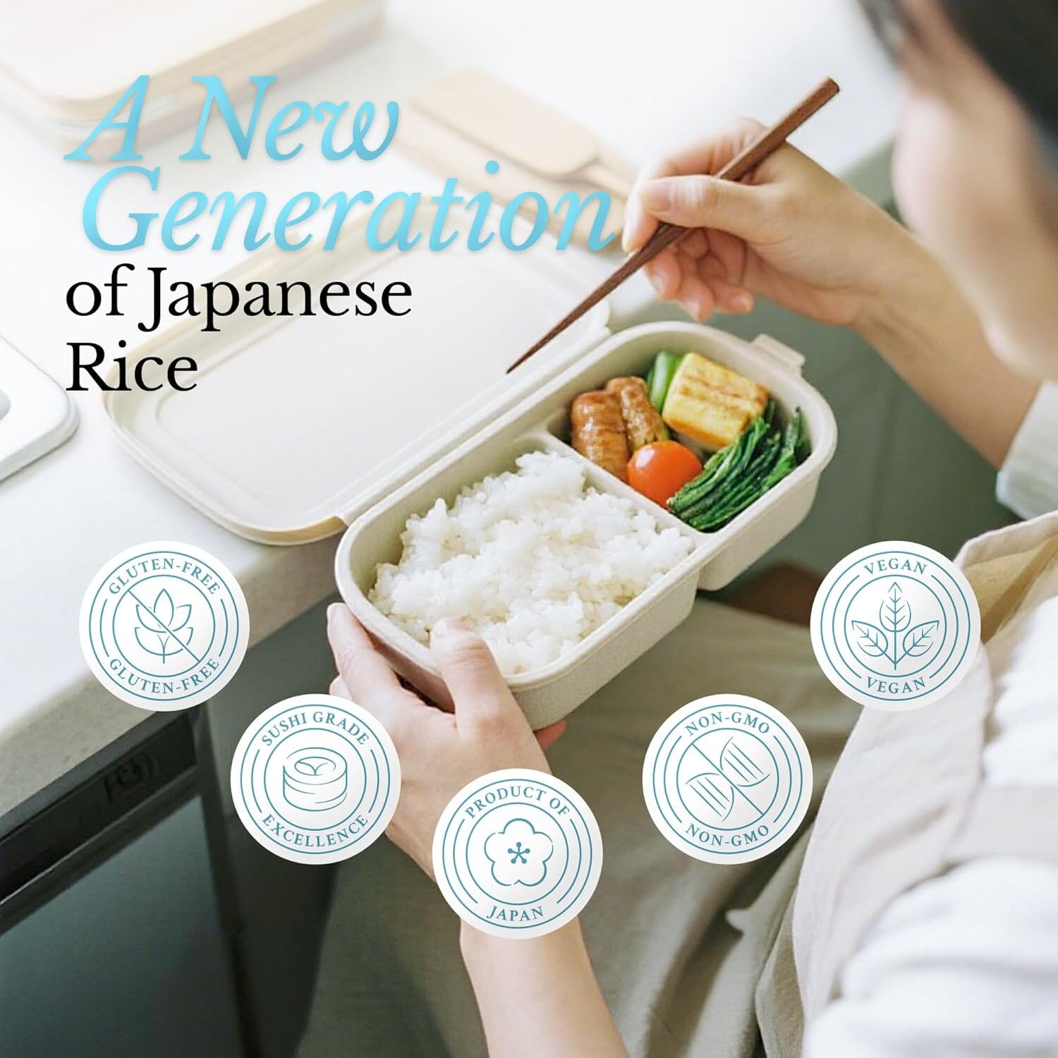 East & Else Premium Japanese Sushi Rice 2.2 LB