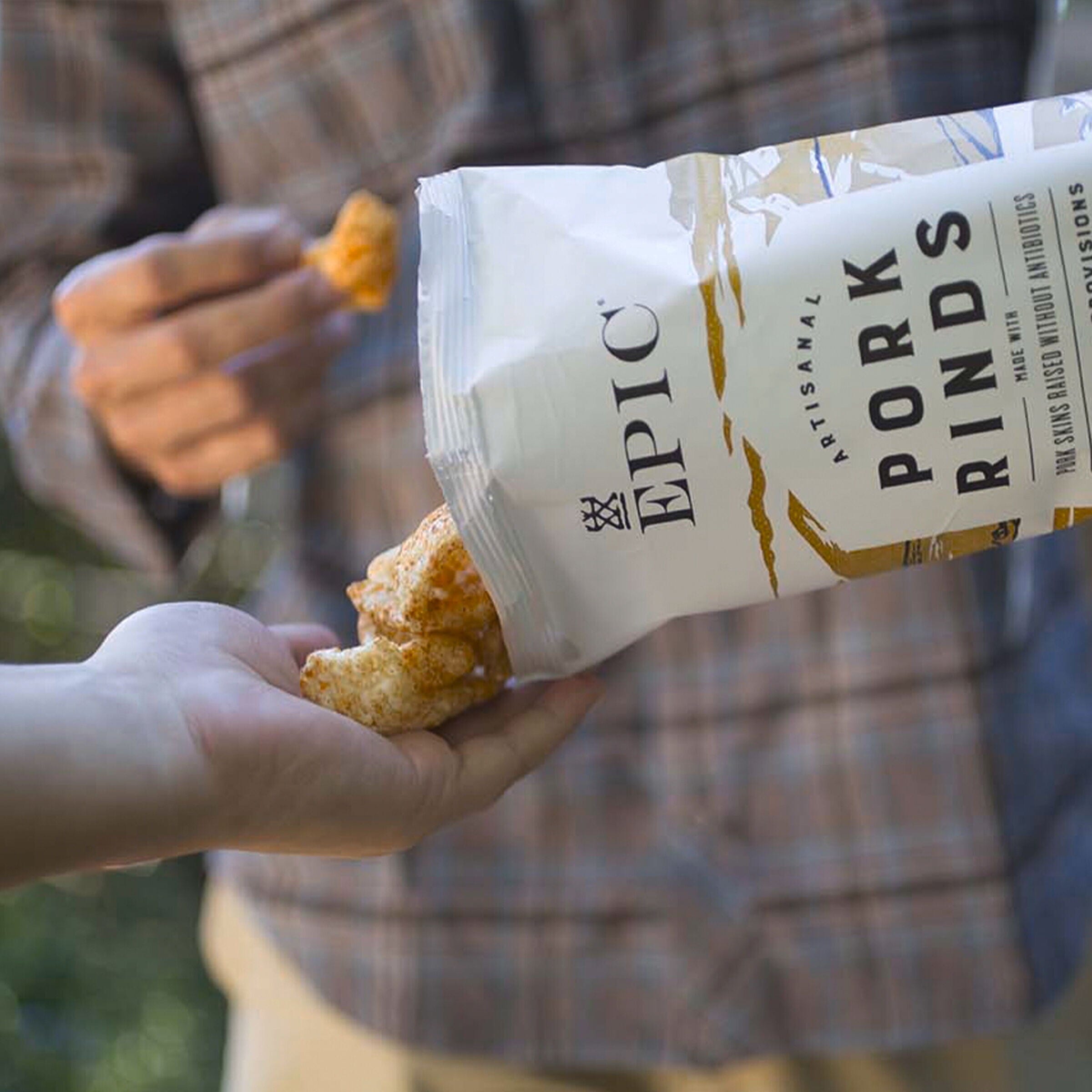 EPIC BBQ Pork Rinds Gluten Free, 2.5 Ounce