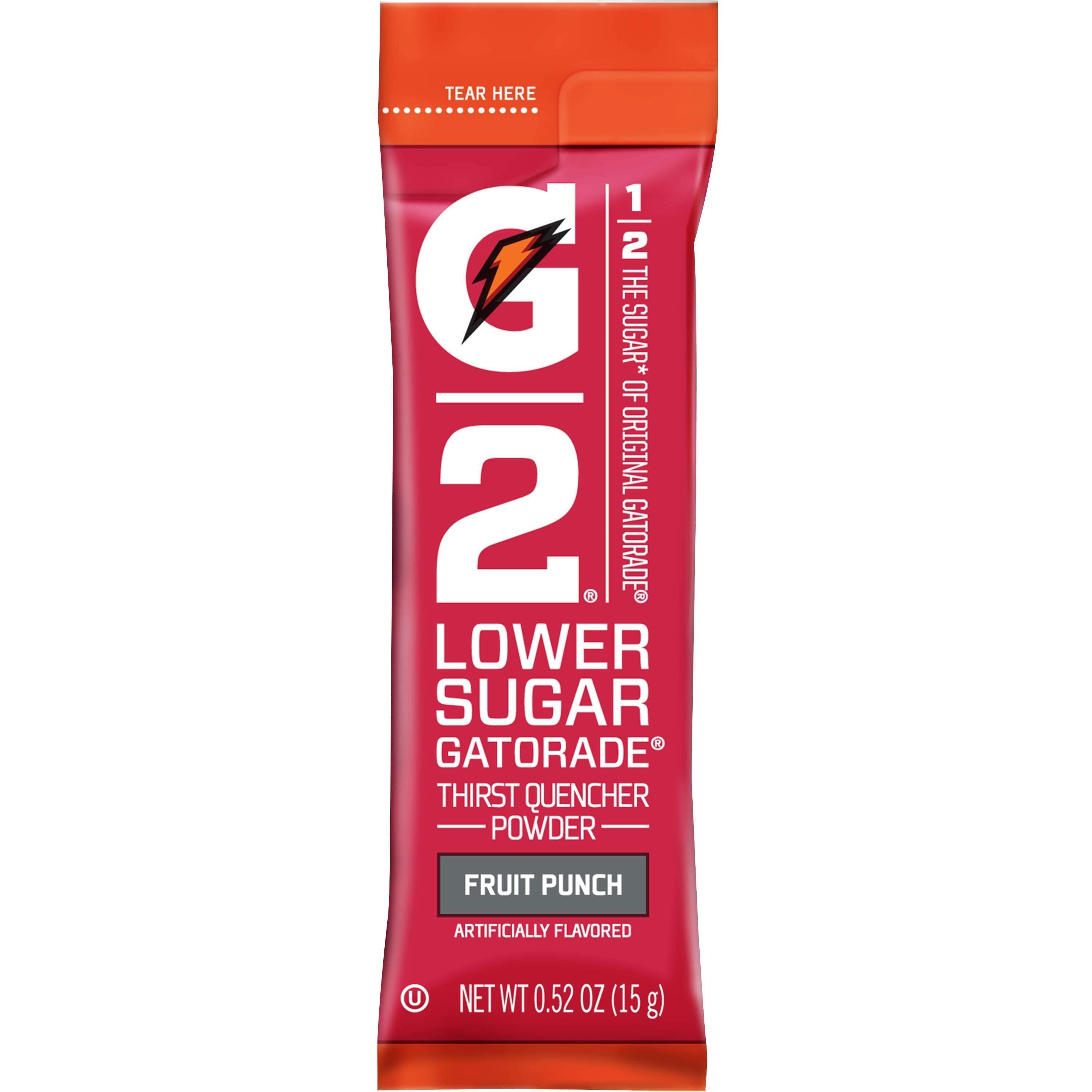 Gatorade Thirst Quencher Powder Packs (Lower Sugar), 0.52 Ounce