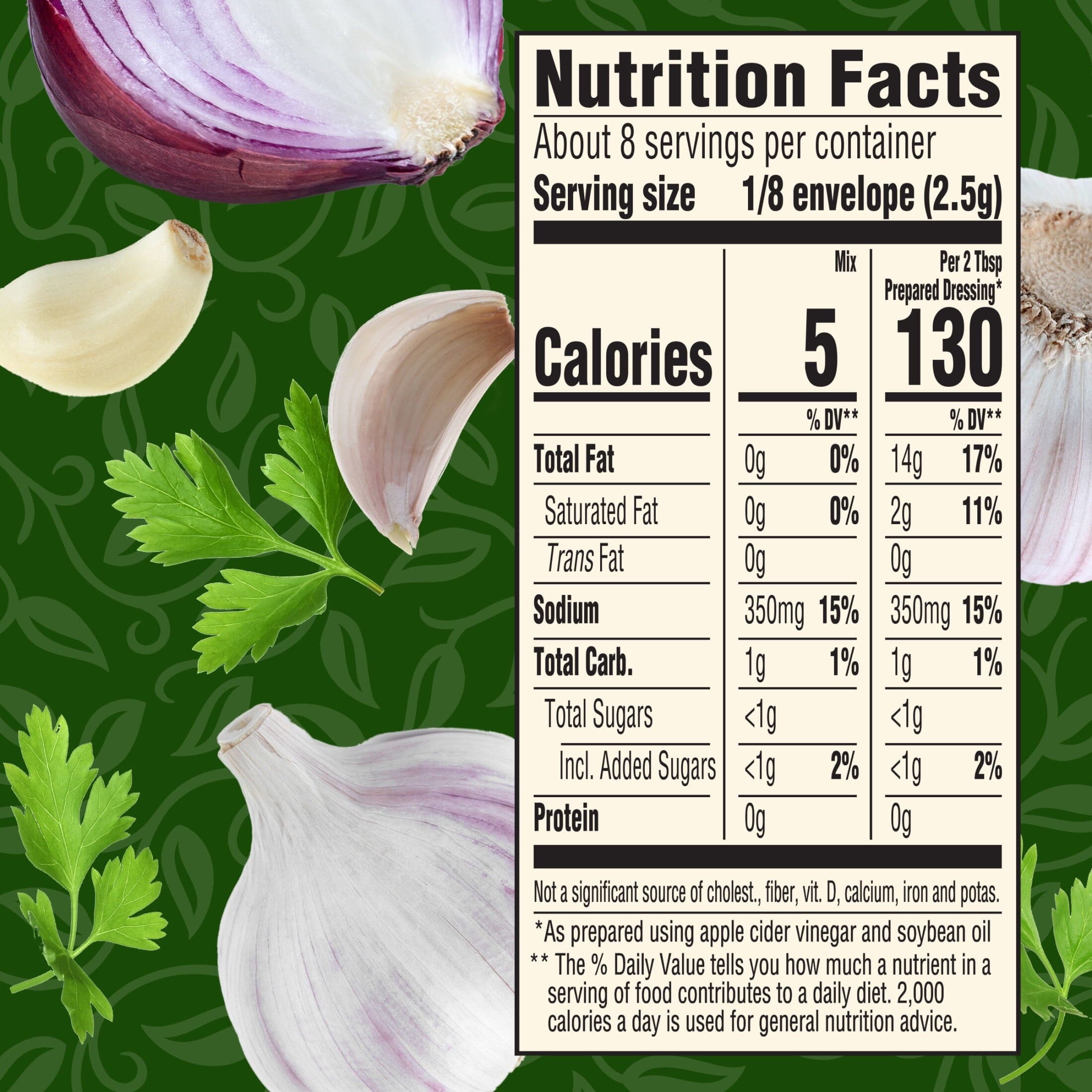 Good Seasons Garlic & Herb Dressing & Recipe Seasoning Mix, 0.75 oz Packet