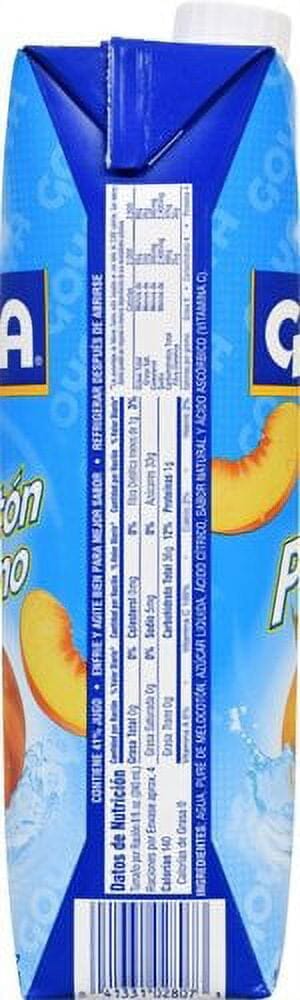 Goya Prisma Peach Nectar, 33.8 Fluid Ounce