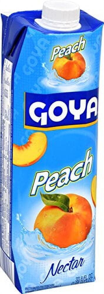 Goya Prisma Peach Nectar, 33.8 Fluid Ounce