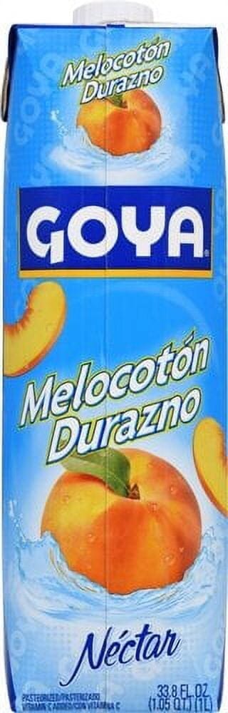 Goya Prisma Peach Nectar, 33.8 Fluid Ounce