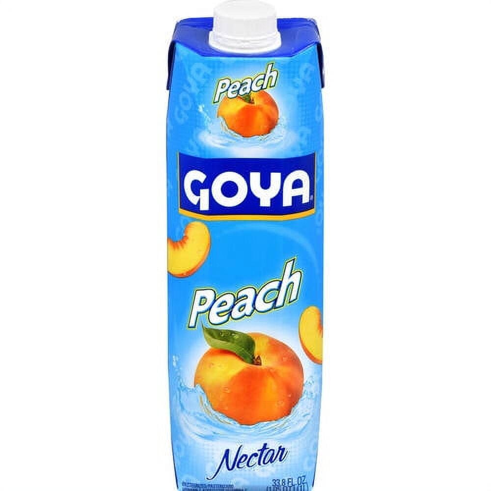 Goya Prisma Peach Nectar, 33.8 Fluid Ounce