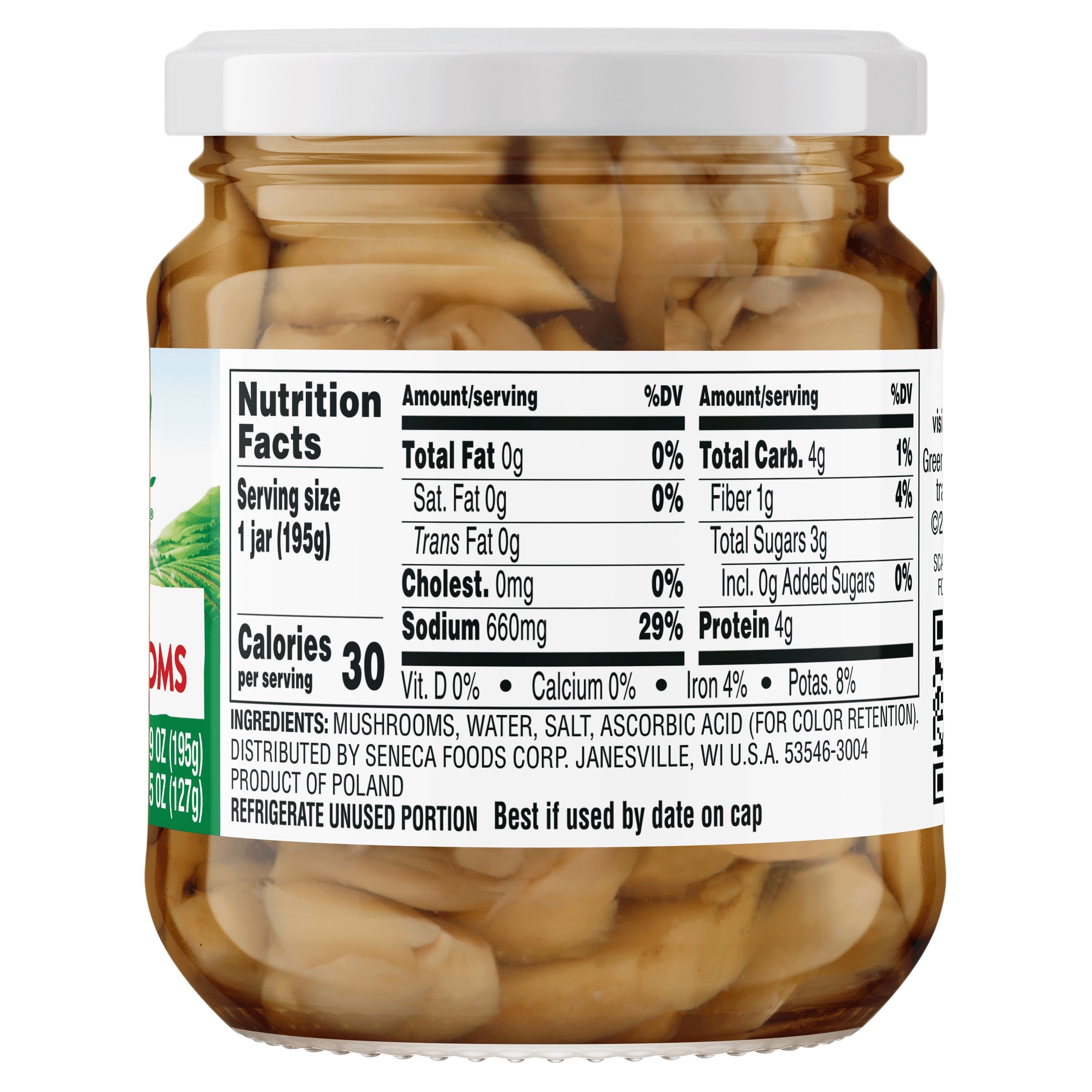 Green Giant Sliced Mushrooms 4.5 Ounce