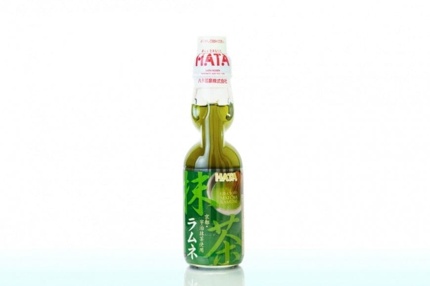 Hata Carbonated Ramune Drink Matcha Flavors 6.76 fl oz(200ml)