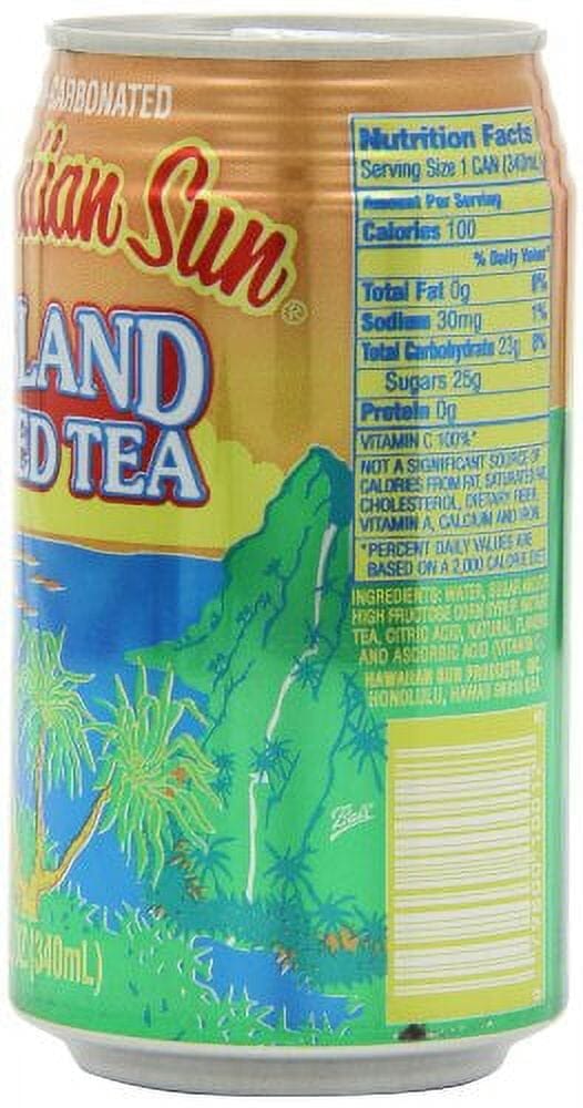 Hawaiian Sun Island Ice Tea, 11.5 Fl. Oz., 6 Count