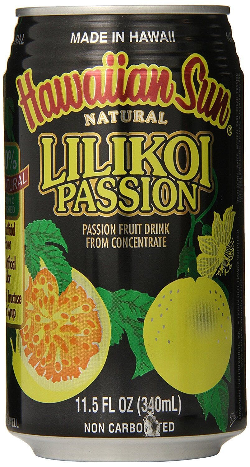Hawaiian Sun Lilikoi, Passion Fruit, 11.5 Fl Oz Pack of 6