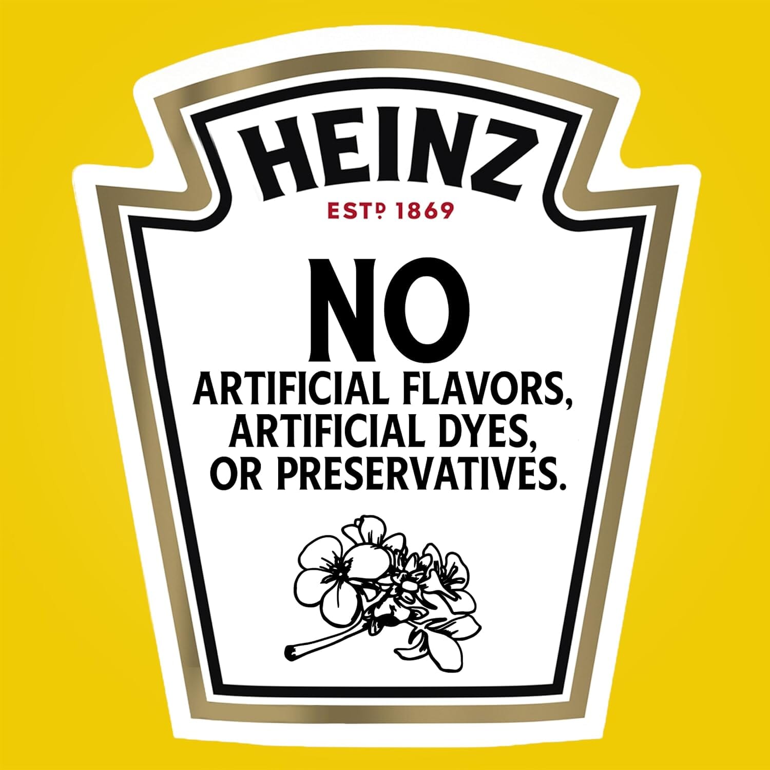 Heinz Mild Mustard - 1000 Packets