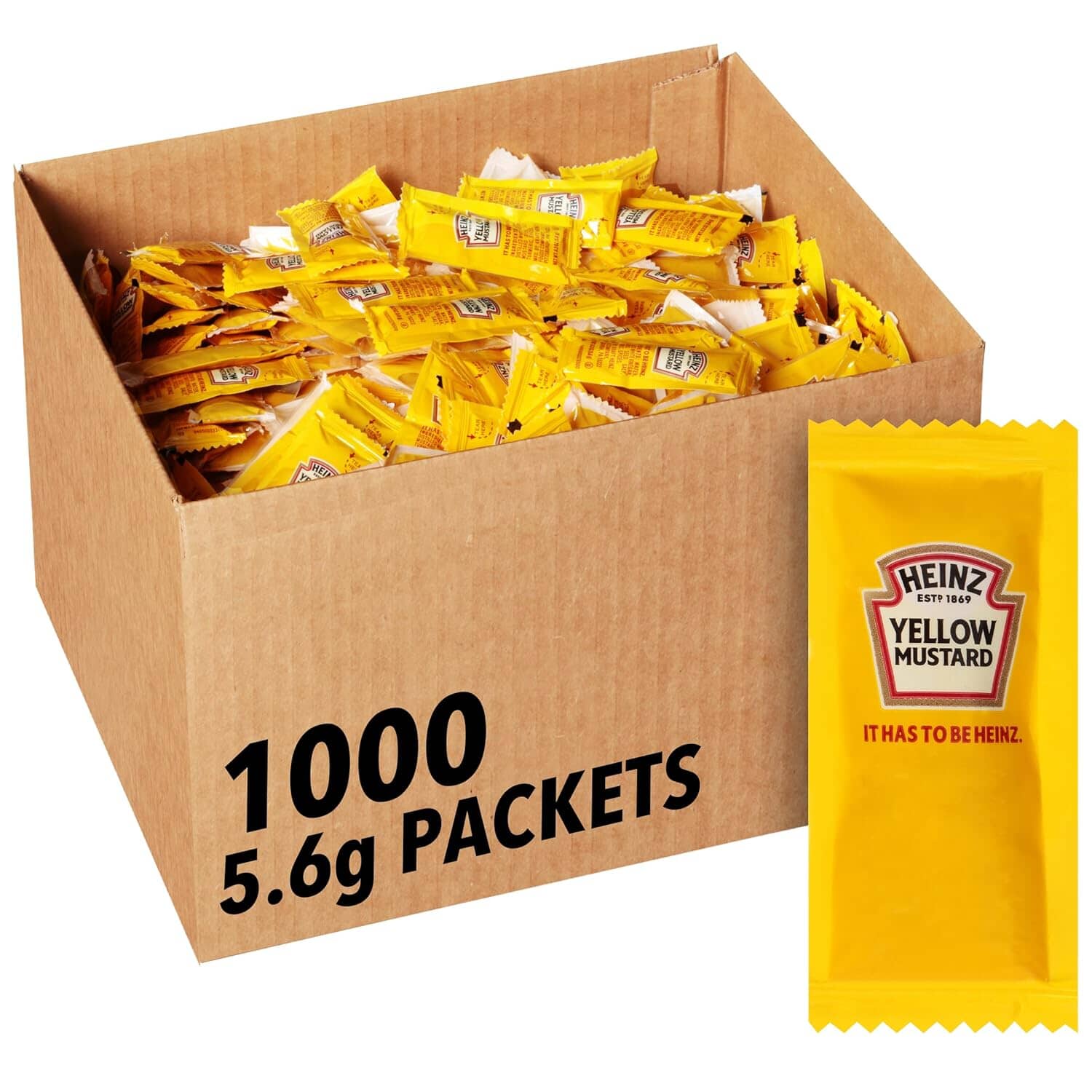 Heinz Mild Mustard - 1000 Packets