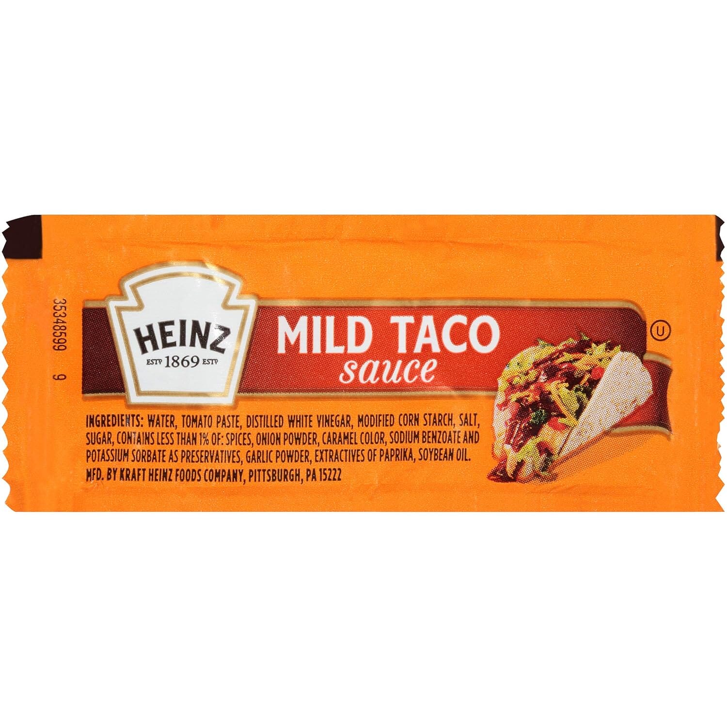 Heinz Mild Taco Sauce Portion Packets, 9 Gram, 200 ct