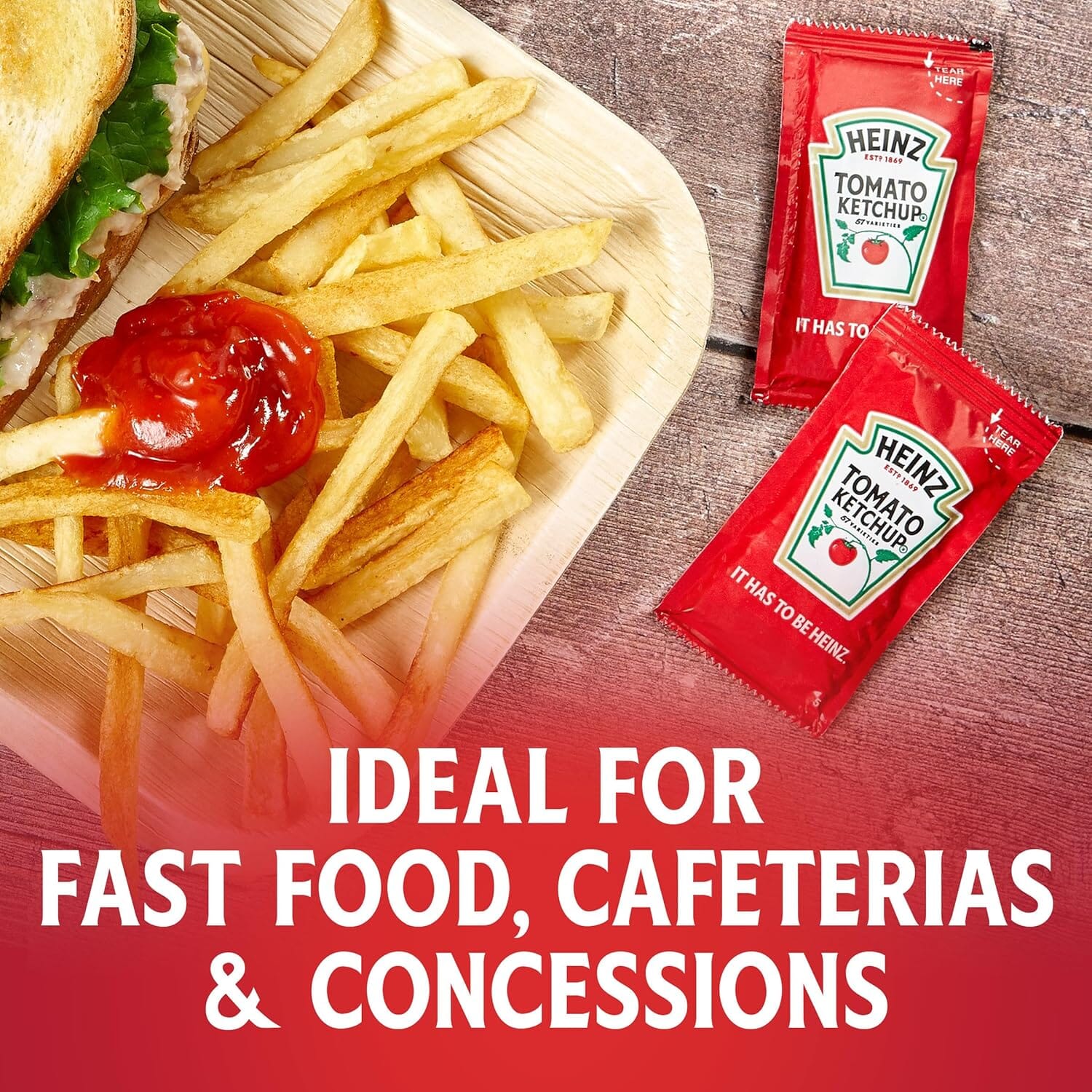 Heinz Tomato Ketchup, 7 gram, 0.25-Ounce Single Serve Packages (Pack of 1000)