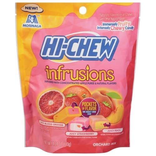 HI-CHEW Infrusions Chewy Candy, 4.24 oz, Stand up Pouch