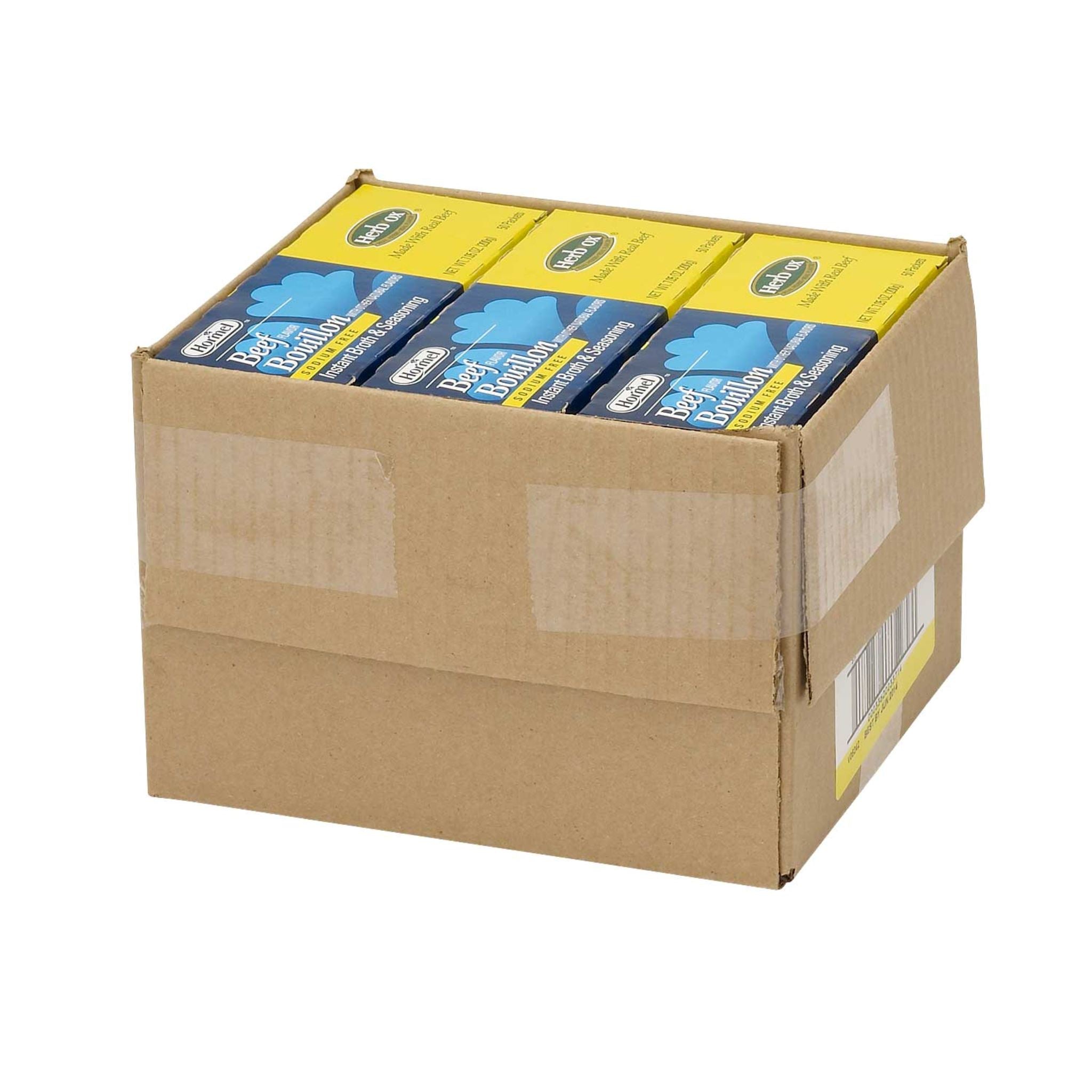 Hormel Herb Ox Beef Bouillon Sodium-free, 50 Packets