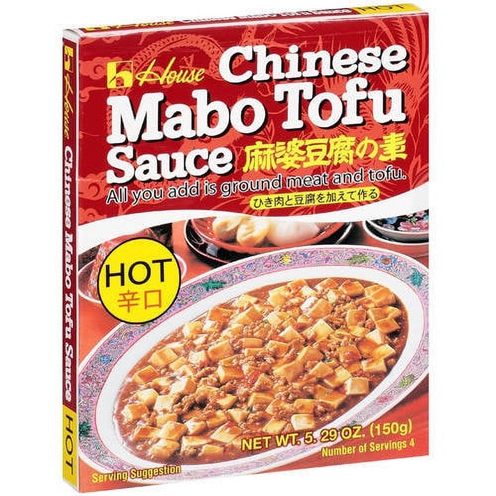 House Foods Chinese Mabo Tofu Sauce Hot Flavor 5.29 Ounce