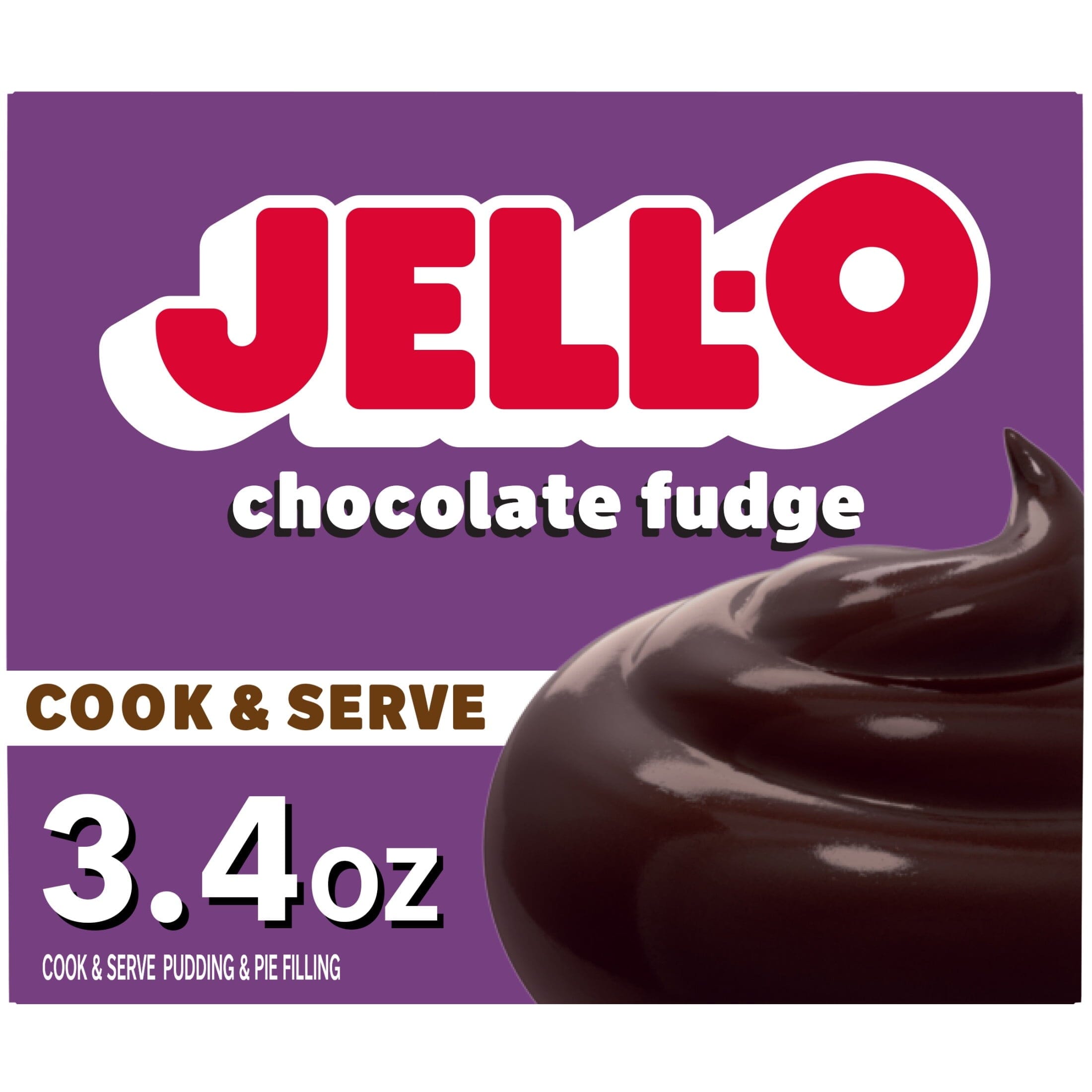 Jell-O Cook & Serve Chocolate Fudge Artificially Flavored Pudding & Pie Filling Mix