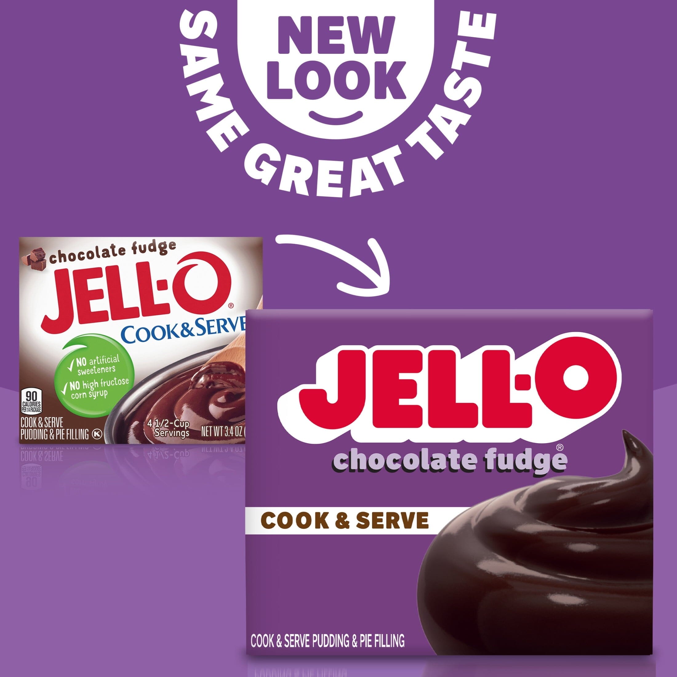 Jell-O Cook & Serve Chocolate Fudge Artificially Flavored Pudding & Pie Filling Mix