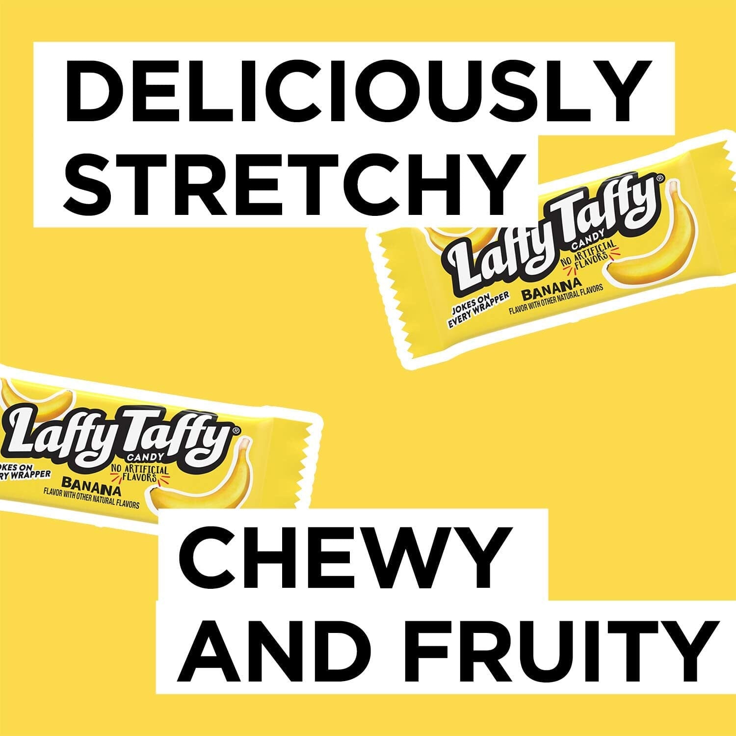 Laffy Taffy Assorted Mini Bars, Individually Wrapped, Bulk Candy, 27 Pounds