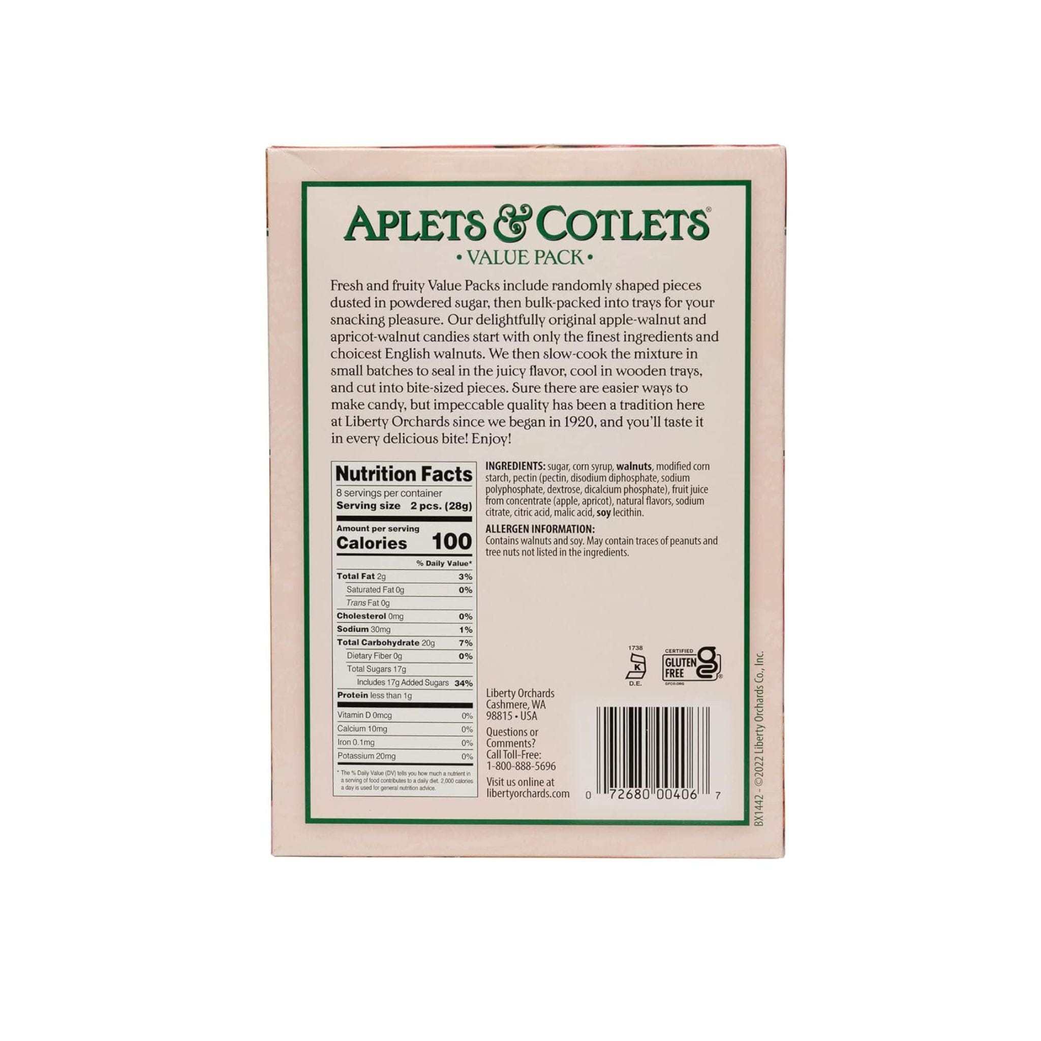 Liberty Orchards Aplets & Cotlets Value Pack, 8 Ounce