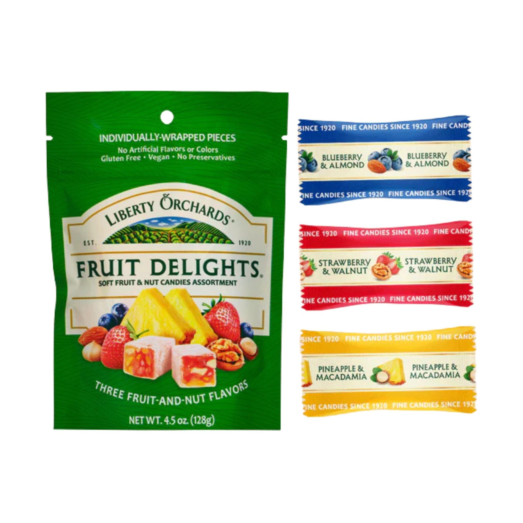 Liberty Orchards Fruit Delights, 4.5 Ounce