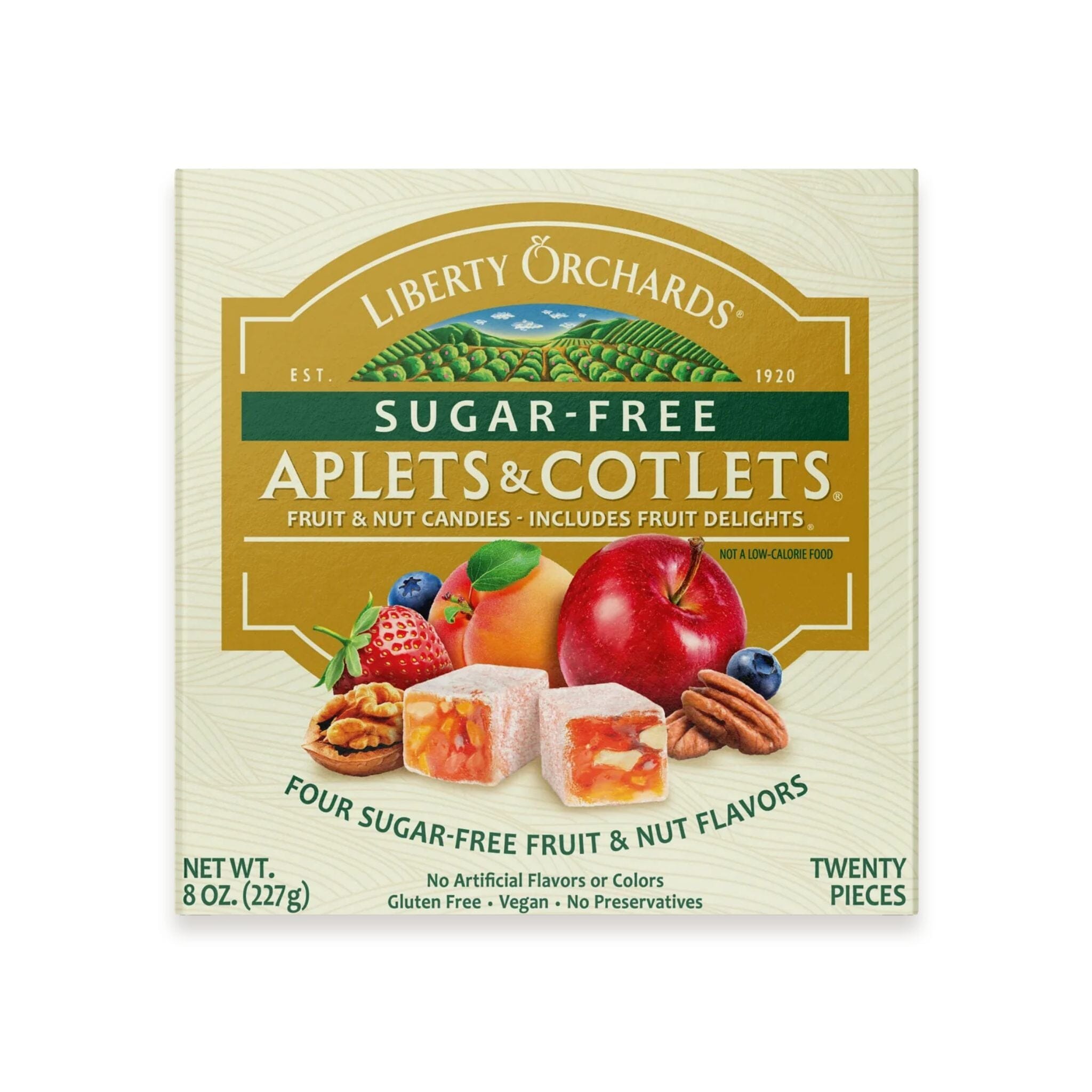 Liberty Orchards Sugar Free Aplets & Cotlets, 8 Ounce