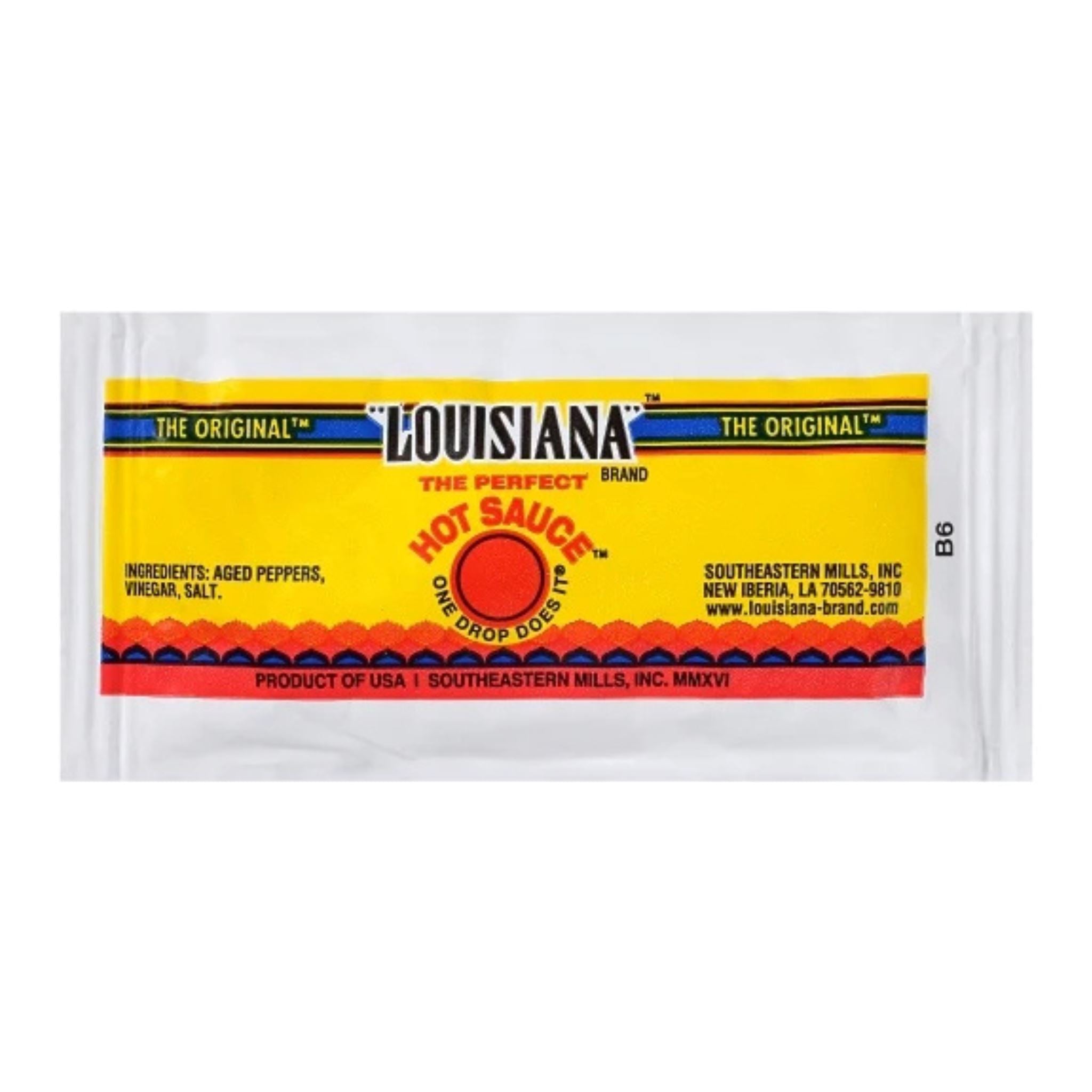 Louisiana Hot Sauce Single Serve, 7 Gram (600 Count)