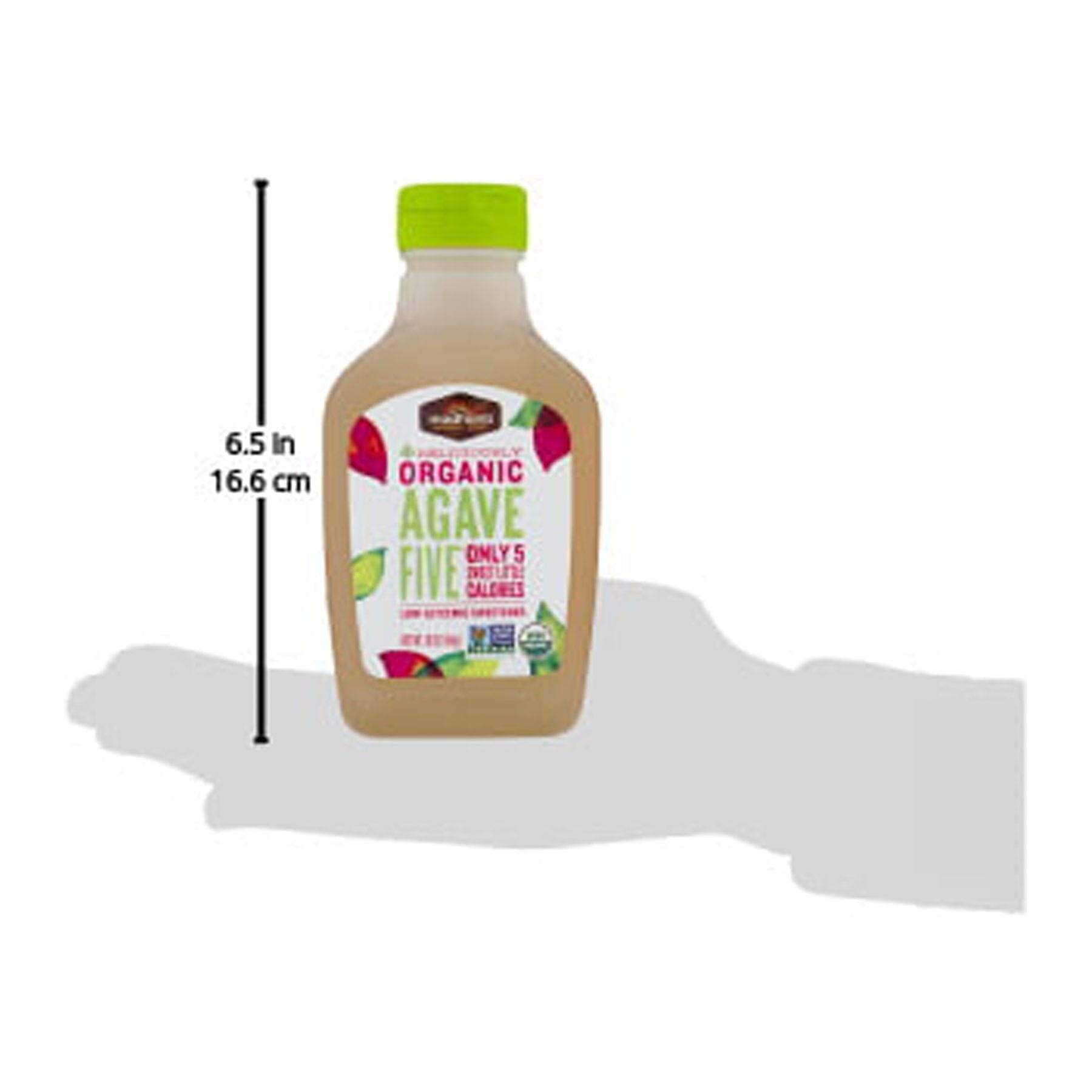Madhava Organic Agave Five Low-Glycemic Sweetener, 16 oz Bottle